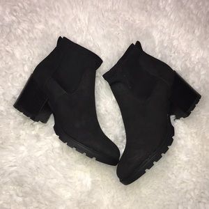 Black brand new booties